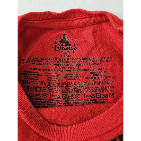 STITCH IN CHRISTMAS LIGHTS NICE UNTIL PROVEN NAUGHTY Disney Youth S 5 / 6 Shirt - Picture 4 of 4